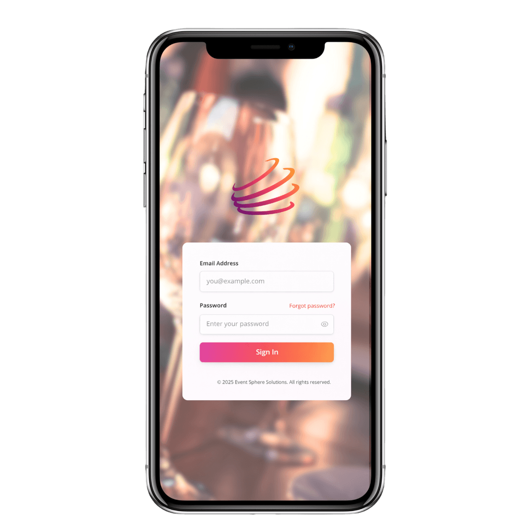 Event Sphere mobile app