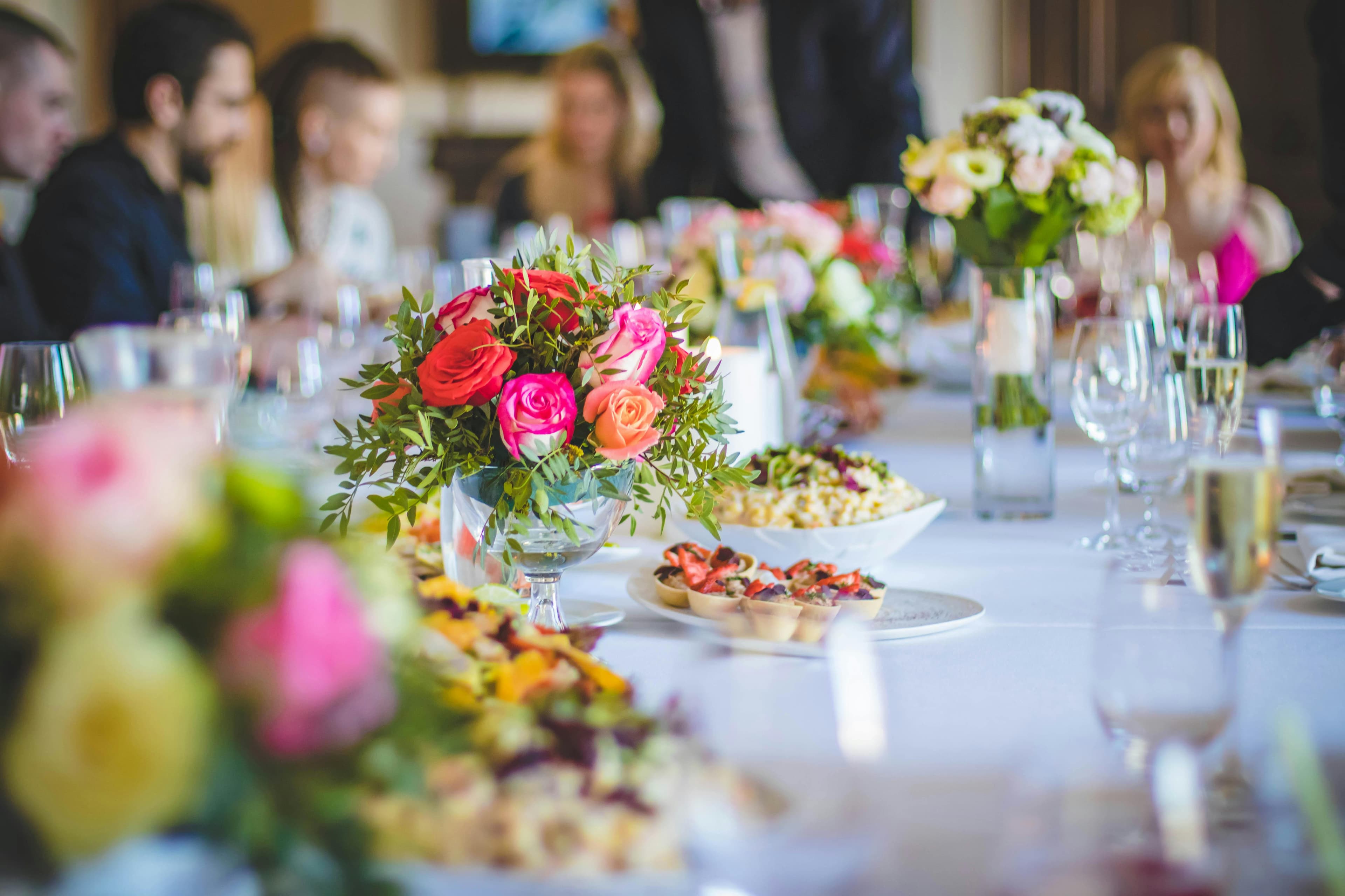 Elegant private event setup